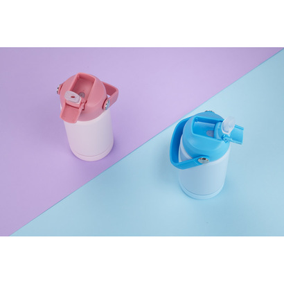 Bidon termiczny MEKO 350 ml różowy