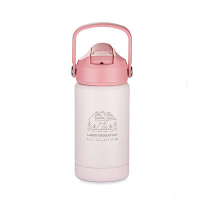 Bidon termiczny MEKO 350 ml różowy