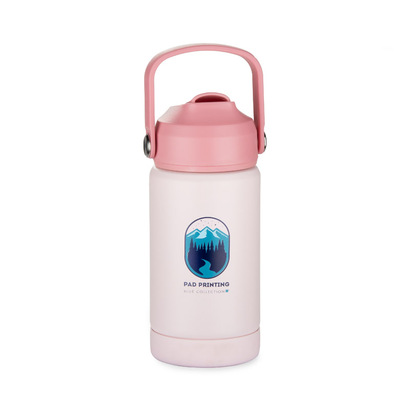 Bidon termiczny MEKO 350 ml różowy