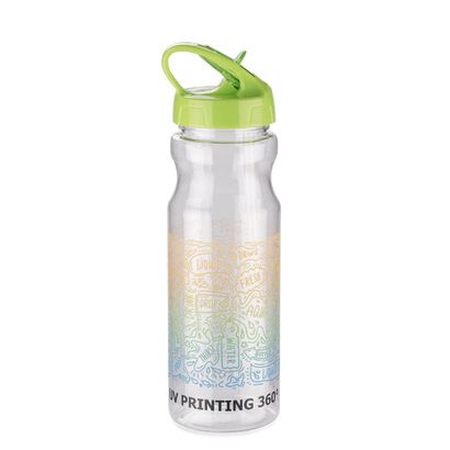 Bidon ze słomką TRANCE 700 ml zielony jasny