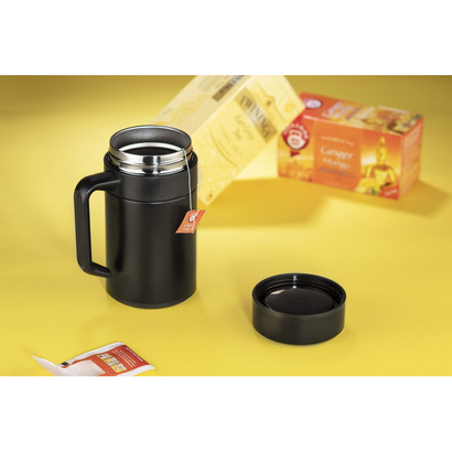 Kubek termiczny BOSSKI 400 ml czarny