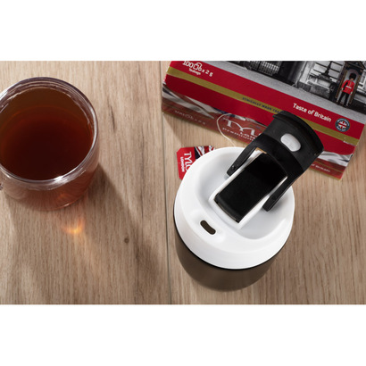 Kubek termiczny DOPPIO 360 ml czarny