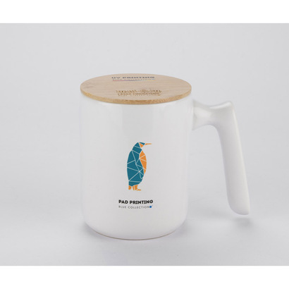 Kubek ceramiczny VIVIAN biały