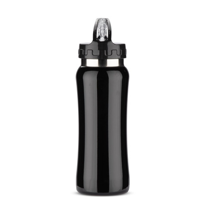 Bidon stalowy PATRO 600 ml czarny