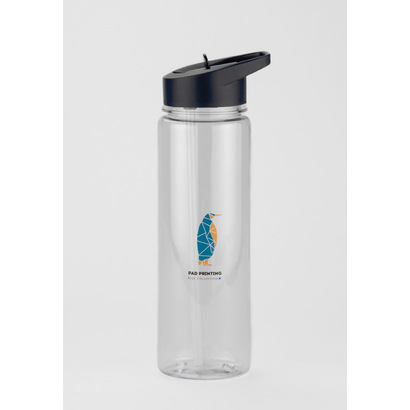 Butelka rPET RELITO 650 ml czarny