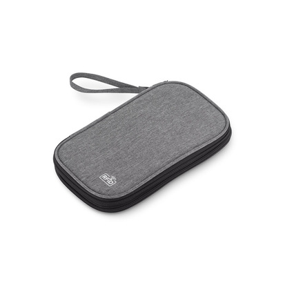 Portfel podróżny rPET CHILLGO, RFID szary