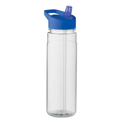RPET butelka 650ml PP flip lid ALABAMA niebieski