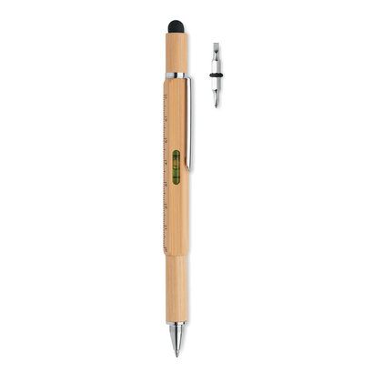 Bambusowy długopis z poziomicą TOOLBAM 64f19ade01130.jpg