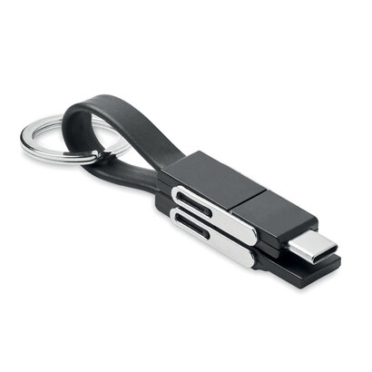 Brelok z kablem ładującym 4w1 KEY C