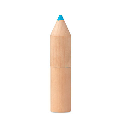6 kredek w drewnianym pudełku PETIT COLORET, gadżety reklamowe