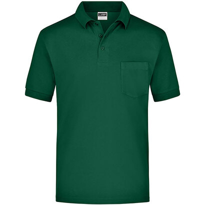 Polo-Piqué Pocket Dark Green
