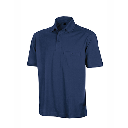 Apex Pocket Polo Shirt Navy