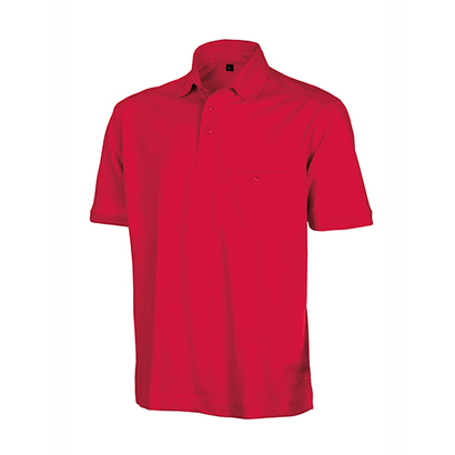 Apex Pocket Polo Shirt Red