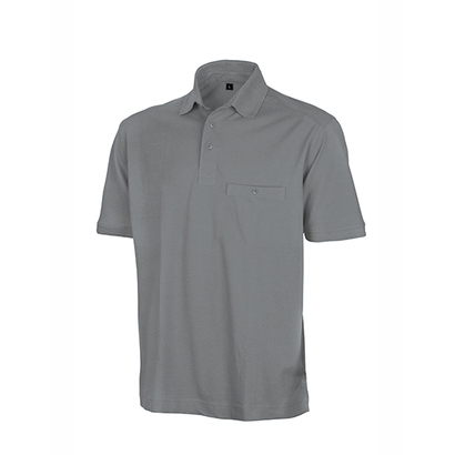 Apex Pocket Polo Shirt Workguard Grey