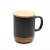 Kubek ceramiczny z bambusową przykrywką GIULIA 400 ML