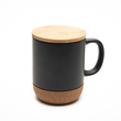Kubek ceramiczny z bambusową przykrywką GIULIA 400 ML