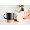 Kubek ceramiczny z bambusową przykrywką GIULIA 400 ML
