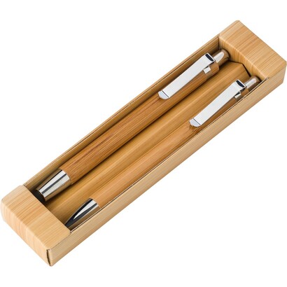 Bambusowy zestaw piśmienny, długopis touch pen i ołówek mechaniczny 654b4cd860c7f.jpg