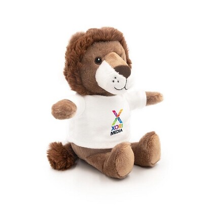 Pluszowy lew RPET CHASE 18 cm brązowy
