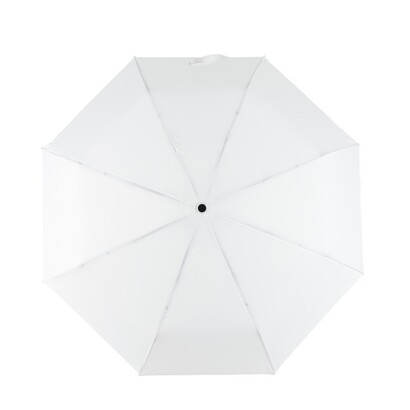 Parasol automatyczny RPET, składany | Nell biały