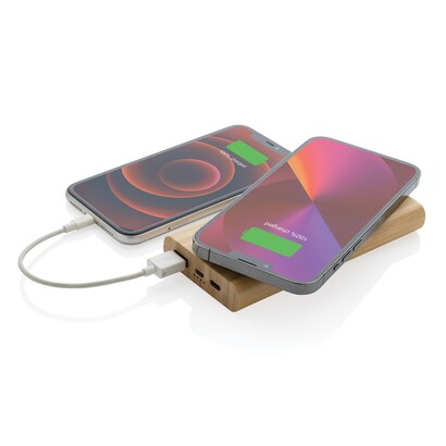 Bambusowy, bezprzewodowy power bank 8000 mAh, ładowarka bezprzewodowa 5W 654b70caccba9.jpg
