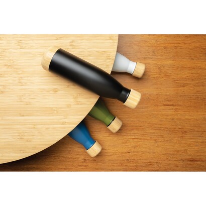 Butelka termiczna 700 ml, bambusowy element 