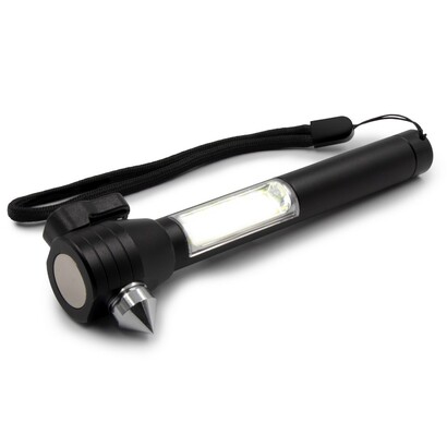 Latarka bezpieczeństwa 1 LED COB, przecinak do pasów, młotek bezpieczeństwa | Flint 654b73dcc5615.jpg