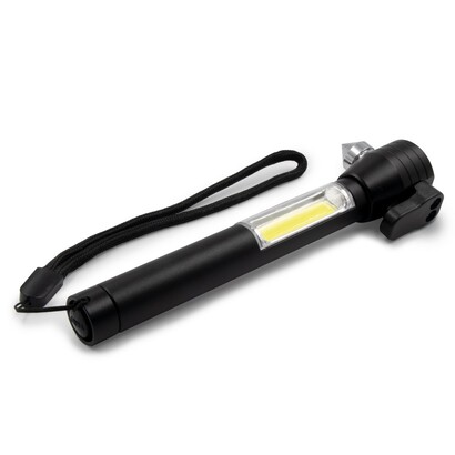Latarka bezpieczeństwa 1 LED COB, przecinak do pasów, młotek bezpieczeństwa | Flint 654b73dd3785c.jpg