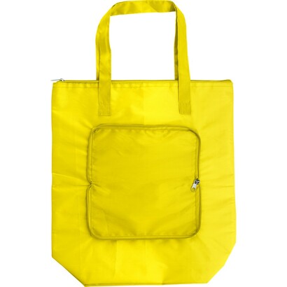 Składana torba termoizolacyjna, torba na zakupy żółty