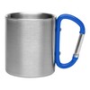 Metalowy kubek 210 ml z karabińczykiem EASTON