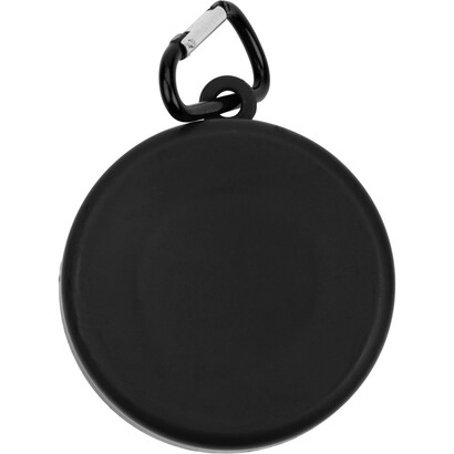 Składany kubek podróżny 220 ml z karabińczykiem czarny