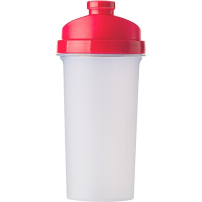 Butelka sportowa 700 ml, shaker czerwony