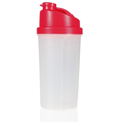 Butelka sportowa 700 ml, shaker czerwony