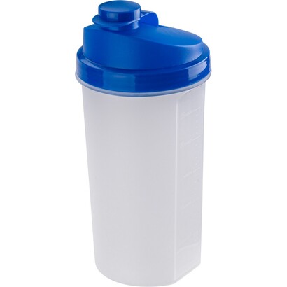 Butelka sportowa 700 ml, shaker niebieski