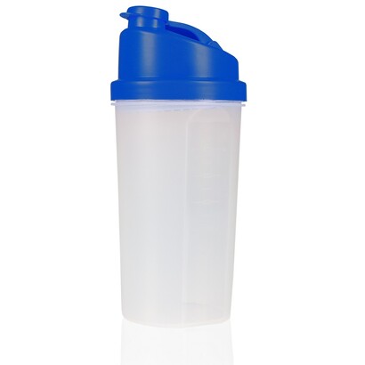 Butelka sportowa 700 ml, shaker niebieski