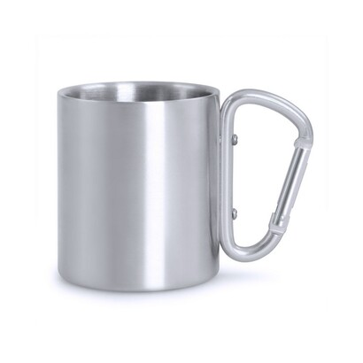 Metalowy kubek 210 ml z karabińczykiem 654c05229ebf0.jpg