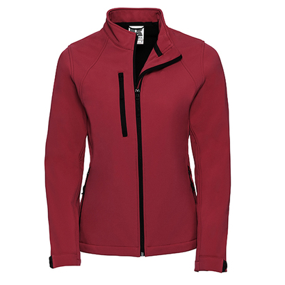 Kurtka damska Softshell RUSSELL 140F Classic Red