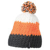 Crocheted Cap With Pompon