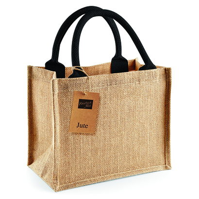 Jute Mini Gift Bag Natural