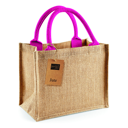 Jute Mini Gift Bag Natural