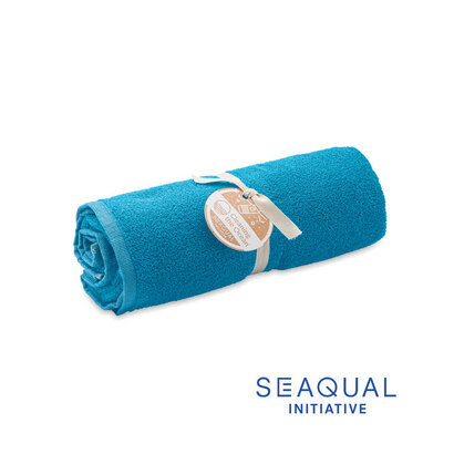 Ręcznik SEAQUAL® 70x140 SAND turkusowy