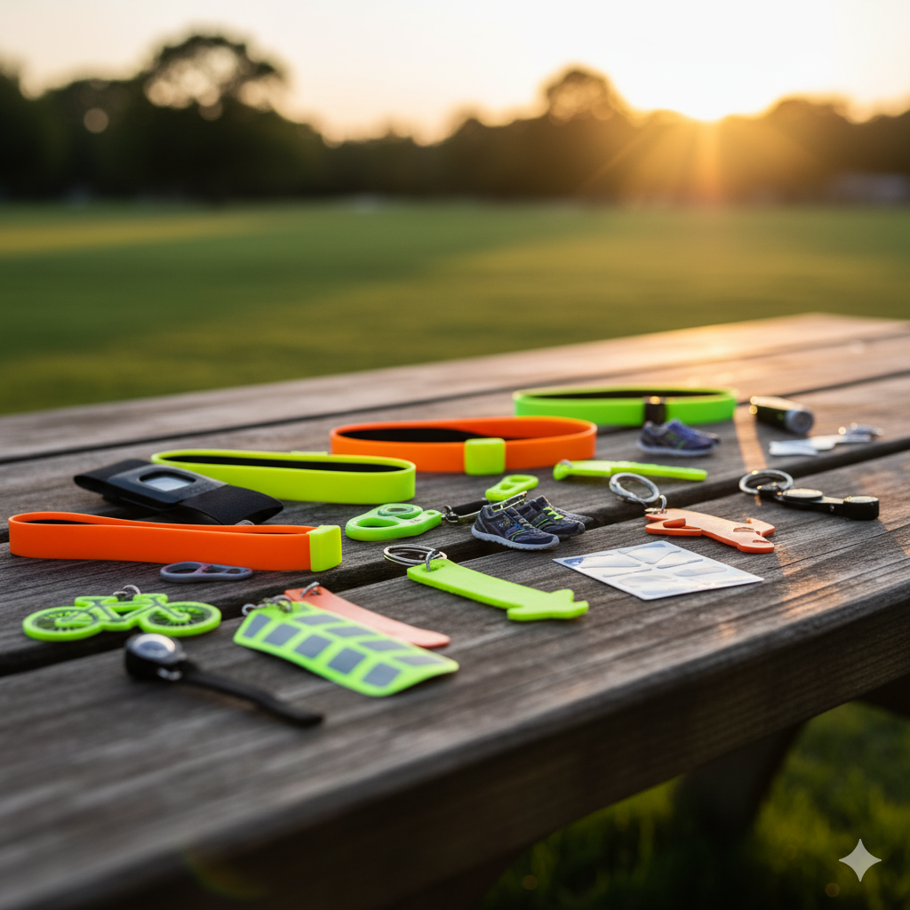 Najlepsze gadżety odblaskowe dla rowerzystów i biegaczy – co warto rozdawać na eventach sportowych?